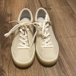 Rothy's Cream Knit Sneakers